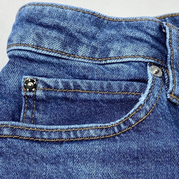 NEW FRAME Women’s The Wide Leg High Rise Stretch Jeans Rival Blue Size 30 - Picture 9 of 10